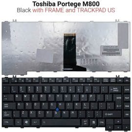 Πληκτρολόγιο Toshiba Portege M800 With Frame and Trackpad uk