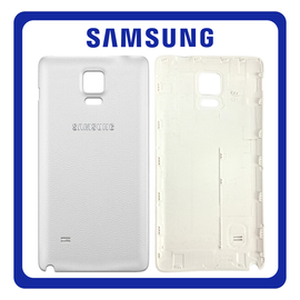 HQ OEM Συμβατό Για Samsung Galaxy Note 4 (SM-N910C, SM-N910S) Rear Back Battery Cover Πίσω Κάλυμμα Καπάκι Πλάτη Μπαταρίας White Άσπρο (Grade AAA+++)