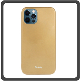 Jelly Θήκη Πλάτης - Back Cover, Silicone Σιλικόνη 360 TPU Gold Χρυσό For iPhone 13 Pro Max