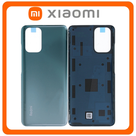 HQ OEM Συμβατό Με Xiaomi Redmi Note 10 4G (M2101K7AI, M2101K7AG), Redmi Note 10S (M2101K7BG, M2101K7BI), Rear Back Battery Cover Πίσω Κάλυμμα Καπάκι Πλάτη Μπαταρίας Lake Green Πράσινο (Premium A+​)