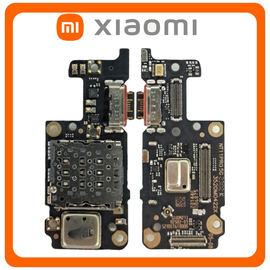 HQ OEM Συμβατό Με Xiaomi Redmi Note 11 Pro+ 5G (21091116UG, 21091116UC) USB Type-C Charging Dock Connector Flex Sub Board, Καλωδιοταινία Υπό Πλακέτα Φόρτισης + Microphone Μικρόφωνο (Premium A+​)