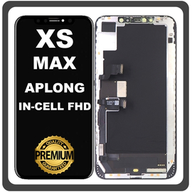 HQ OEM Συμβατό Με Apple iPhone XS Max, iPhone XsMax (A1921, A2101) APLONG InCell FHD LCD Display Screen Assembly Οθόνη + Touch Screen Digitizer Μηχανισμός Αφής Black Μαύρο (Premium A+) (Lifetime Warranty Για Συνεργατες B2B​)