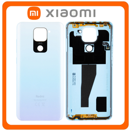 HQ OEM Συμβατό Με Xiaomi Redmi Note 9, Redmi Note9 (M2003J15SC, M2003J15SG) Rear Back Battery Cover Πίσω Καπάκι Πλάτη Μπαταρίας Polar White Άσπρο (Premium A+​)