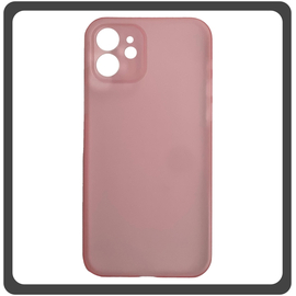 Θήκη Πλάτης - Back Cover, Silicone Σιλικόνη Ultra Thin Feather Case Pink Ροζ For iPhone 11