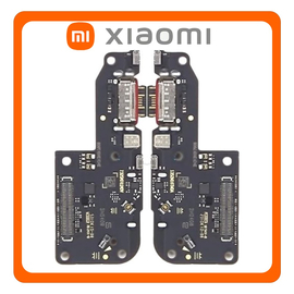 HQ OEM Συμβατό Με Xiaomi Poco F5 5G (23049PCD8G, 23049PCD8I) USB Type-C Charging Dock Connector Flex Sub Board, Καλωδιοταινία Υπό Πλακέτα Φόρτισης + Microphone Μικρόφωνο (Premium A+)