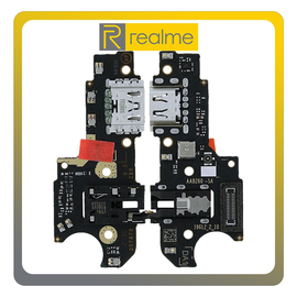 Γνήσια Original Realme C21Y (RMX3261, RMX3263) Micro USB Charging Dock Connector Flex Sub Board, Καλωδιοταινία Υπό Πλακέτα Φόρτισης + Microphone Μικρόφωνο + Audio Jack Θύρα Ακουστικών 4908787 (Service Pack By Realme)