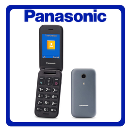 Panasonic KX-TU400 Single SIM, Brand New Feature Mobile Phone Κινητό με Μεγάλα Κουμπιά Gray Γκρι