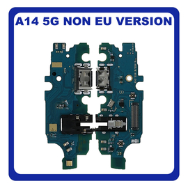 HQ OEM Συμβατό Με Samsung Galaxy A14 5G (SM-A146P) NON EU VERSION USB Type-C Charging Dock Connector Flex Sub Board, Καλωδιοταινία Υπό Πλακέτα Φόρτισης + Microphone Μικρόφωνο + Audio Jack Θύρα Ακουστικών (Premium A+)