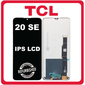 New Refurbished TCL 20 SE 4G (T671H, T671F) IPS LCD Display Screen Assembly Οθόνη + Touch Screen Digitizer Μηχανισμός Αφής Nuit Black Μαύρο