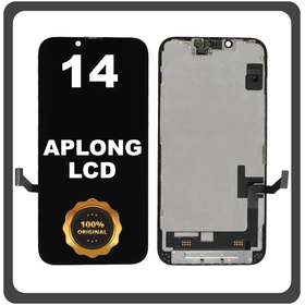 Γνήσια Original For Apple iPhone 14 (A2882, A2649) APLONG LCD Display Screen Assembly Οθόνη + Touch Screen Digitizer Μηχανισμός Αφής Midnight Μαύρο (Lifetime Warranty​)