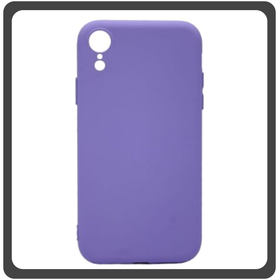 Θήκη Πλάτης - Back Cover, Silicone Σιλικόνη Ultra Thin Feather Purple Μωβ For iPhone XR