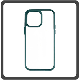 Θήκη Πλάτης - Back Cover, Silicone Σιλικόνη TPU-Rimmed Acrylic Protective Case Green Πράσινο For iPhone 11 Pro