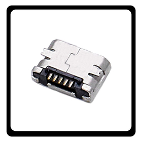 HQ OEM Micro USB Β Female Sink 0.72 Dip Charging Port For 5 Pin (Grade AAA)