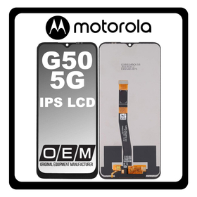 HQ OEM Συμβατό Με Motorola Moto G50 (XT2137-1, XT2137-2), IPS LCD Display Screen Assembly Οθόνη + Touch Screen Digitizer Μηχανισμός Αφής Black Μαύρο (Premium A+)