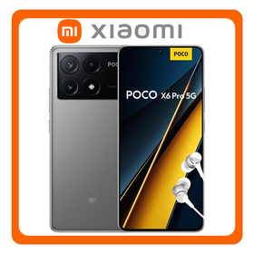 Xiaomi Poco X6 Pro 5G Dual SIM (8GB/256GB), Brand New Smartphone Mobile Phone Κινητό Gray Γκρι