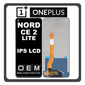 HQ OEM Συμβατό Με OnePlus Nord CE 2 Lite 5G (CPH2381, CPH2409) IPS LCD Display Screen Assembly Οθόνη + Touch Screen Digitizer Μηχανισμός Αφής Black Μαύρο (Premium A+)