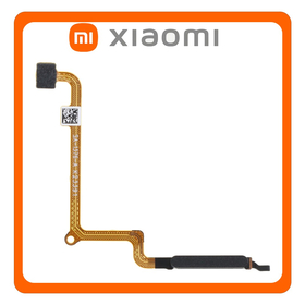 Γνήσια Original Xiaomi Redmi 13C 4G (23100RN82L, 23106RN0DA) / Redmi 13C 5G (23124RN87G, 23124RN87I) Fingerprint Sensor Flex Αισθητήρας Δαχτυλικού Αποτυπώματος Sensor Black Μαύρο (Service Pack By Xiaomi)