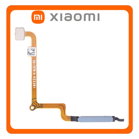 Γνήσια Original Xiaomi Redmi 13C 4G (23100RN82L, 23106RN0DA) / Redmi 13C 5G (23124RN87G, 23124RN87I) Fingerprint Sensor Flex Αισθητήρας Δαχτυλικού Αποτυπώματος Sensor Blue Μπλε (Service Pack By Xiaomi)