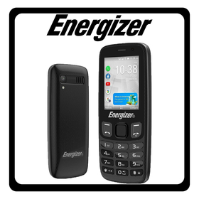 Energizer E242S (512MB/4GB) Dual SIM, Brand New Feature Mobile Phone Κινητό με Κουμπιά Black Μαύρο